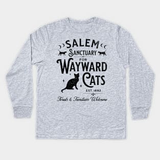 Salem Sanctuary for Wayward Cats Kids Long Sleeve T-Shirt